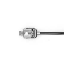 COMPULOCKS Cable Locks | Compulocks T-bar Security Keyed Cable Lock Black | In Stock