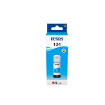 Epson 104 EcoTank Cyan ink bottle | In Stock | Quzo UK