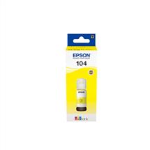 Epson 104 EcoTank Yellow ink bottle | In Stock | Quzo UK
