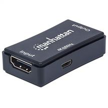 Manhattan Av Extenders | Manhattan HDMI Repeater, 4K@60Hz, Active, Boosts HDMI Signal up to