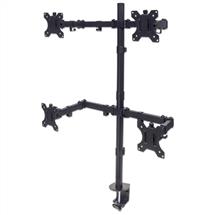 Monitor Arms Or Stands | Manhattan TV & Monitor Mount, Desk, DoubleLink Arms, 4 screens, Screen