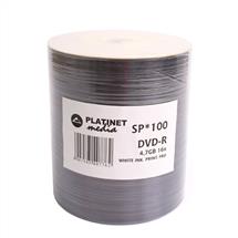 Platinet DVDR (100 pack), 4.7GB 16X, Full Face / Wide Inkjet Printable