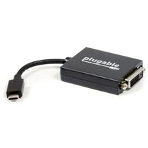 Cables | Plugable Technologies USBC-DVI USB graphics adapter Black