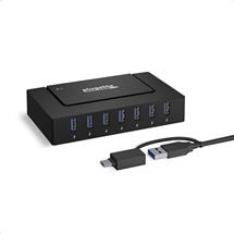 Plugable Technologies 7in1 USB Charging Hub with Data Transfer for