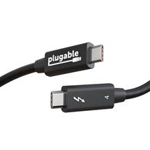 Thunderbolt Cables | Plugable Technologies Thunderbolt 4 Cable 2M/6.6ft, 100W, Single
