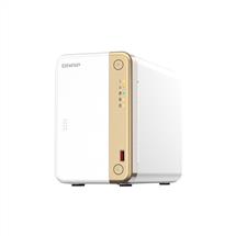 Network Attached Storage  | QNAP TS-262 NAS Tower Ethernet LAN Gold, White N4505
