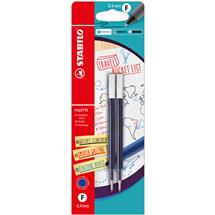 Stabilo Refill Ink & Cartridges | STABILO PALETTE Fine Blue 2 pc(s) | In Stock | Quzo UK