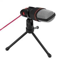 Varr Gaming Microphone with Tripod Stand, 3.5mm jack connetion, Black,