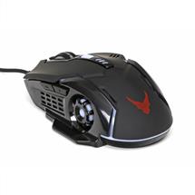 Varr Gaming USB Wired Mouse, Black (with 4 LED backlights), Adjustable