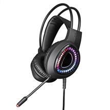 Varr Pro Gaming USB Headset with RGB Backlight, Microphone Boom, Audio