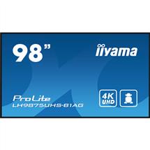 ProLite | iiyama LH9875UHSB1AG Signage Display Digital signage flat panel 2.49 m