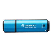 Black, Blue | Kingston Technology IronKey 512GB USBC Vault Privacy 50C AES256