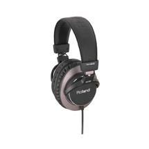 Roland RH-300 headphones/headset Wired Head-band Music Black, Brown