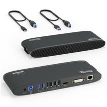 Top Brands | Plugable Technologies USB 3.0 Dual Monitor Horizontal Docking Station