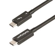 Startech Thunderbolt Cables | StarTech.com 1.6ft Thunderbolt 4 Cable  40Gbps  100W PD  4K/8K Video