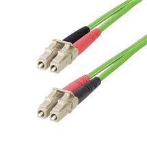 StarTech.com 3m (10ft) LC to LC (UPC) OM5 Multimode Fiber Optic Cable,