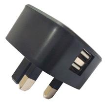 Vido | Vido Dual USBA Wall Plug Charger, 2x USBA, UK Plug, 2.1A, Fast