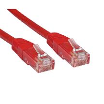 Cables Direct ERT-610R networking cable Red 10 m Cat6 U/UTP (UTP)