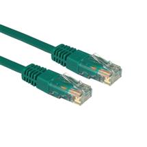 Cables Direct 15m CAT5e 100MHz networking cable Green U/UTP (UTP)