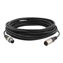 Kramer Electronics C-XLQM/XLQF-15 audio cable 4.6 m XLR (3-pin) Black