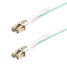 Aqua colour | StarTech.com 10m (30ft) LC to LC (UPC) OM4 Multimode Fiber Optic Cable