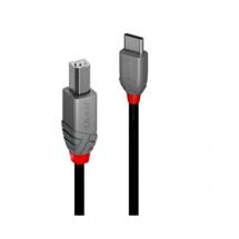 Lindy 3m USB 2.0 Type C to B Cable, Anthra Line | In Stock