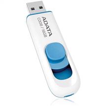 Blue, White | ADATA C008 USB flash drive 16 GB USB Type-A 2.0 Blue, White