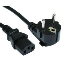 Cables Direct 1.8m Euro Mains Lead - IEC (C13) Black C13 coupler