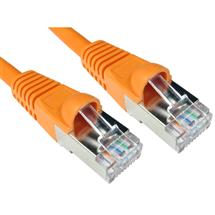 Cables Direct S/FTP CAT6A 15m networking cable Orange S/FTP (S-STP)