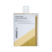 Cricut Joy Insert Cards, Cream/Gold Glitter | In Stock