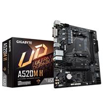 Gigabyte A520M H Motherboard  Supports AMD Ryzen 5000 Series AM4 CPUs,
