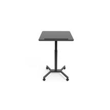 Height Adjustable Mobile Lectern / Table BLACK | Quzo UK