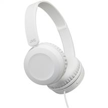 JVC Powerful Sound Wired On Ear White | Quzo UK