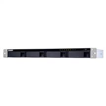 QNAP TS431XeU NAS Rack (1U) Ethernet LAN Black, Stainless steel Alpine