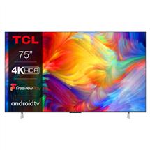 Tcl | TCL 75P638K TV 190.5 cm (75") 4K Ultra HD Smart TV WiFi Aluminium,