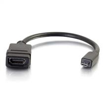 C2G 80510 HDMI cable 0.2 m Micro-HDMI Black | Quzo UK