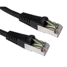 Cables Direct 10m CAT6a, M - M networking cable Black S/FTP (S-STP)