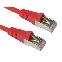 Cables Direct Cat6a, 20m networking cable Red S/FTP (S-STP)