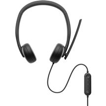 DELL WH3024 Headset Wired Head-band Calls/Music USB Type-C Black