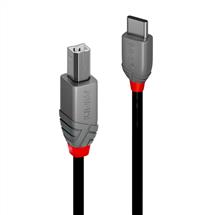 Lindy 1m USB 2.0 Type C to B Cable, Anthra Line | In Stock