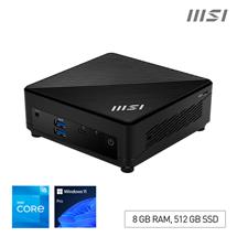 MSI  | MSI Cubi 5 12M Intel Core i5 1235U Desktop PC, 8GB RAM, 512GB SSD,