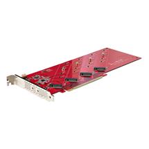StarTech.com Quad M.2 PCIe Adapter Card, PCIe x16 to Quad NVMe or AHCI