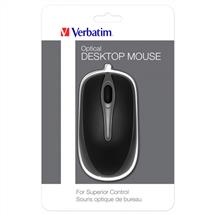 Grey | Verbatim 49019 mouse Ambidextrous USB Type-A Optical 1000 DPI