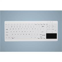 Active Key AK-C7412 keyboard USB UK English White | In Stock