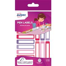 Avery RESMI30FUK selfadhesive label Rounded rectangle Permanent Pink,