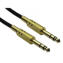 Black, Gold | Cables Direct 4635-050GD audio cable 5 m 6.35mm Black, Gold