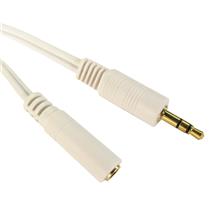 Cables Direct | Cables Direct 3.5 mm - 3.5 mm M/F 20m audio cable 3.5mm White