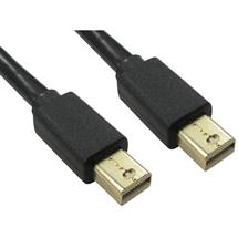 CABLES DIRECT Displayport Cables | Cables Direct Mini DisplayPort, 0.5m Black | In Stock