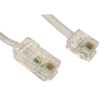 Telephone Cables | Cables Direct RJ11/RJ45 15m White | In Stock | Quzo UK