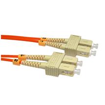 Cables Direct SC-SC, OM2, MMF, 2m InfiniBand/fibre optic cable Orange
